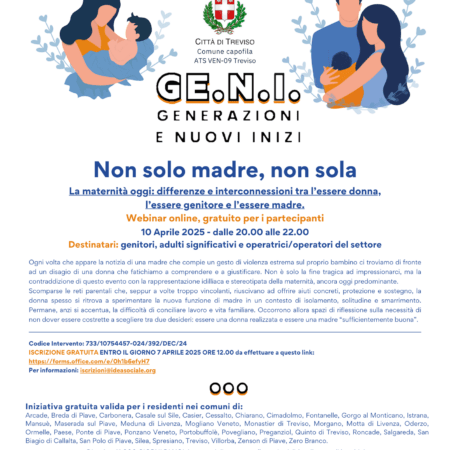 Non solo madre, non sola - Aprile 2025