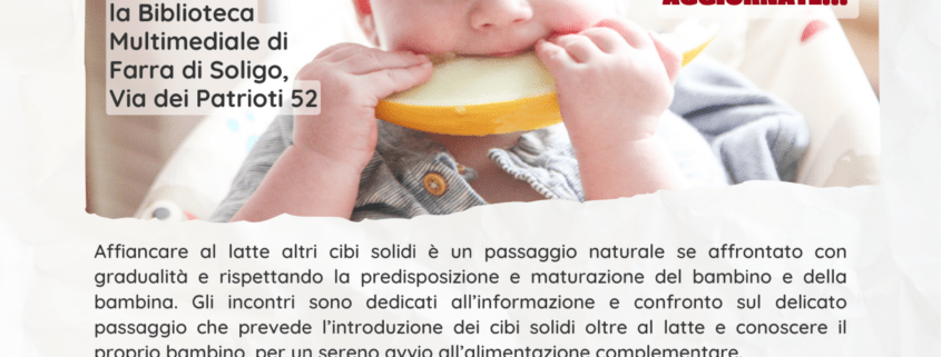 Dal latte alle pappe - Aprile 2025
