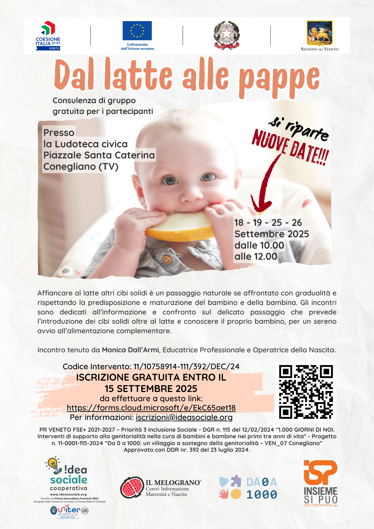 Dal latte alle pappe - Conegliano - Settembre 2025