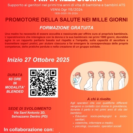 Promotore della salute nei primi 1000 giorni - Ottobre 2025