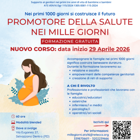 Promotore della salute nei 1000 giorni - quarta edizione