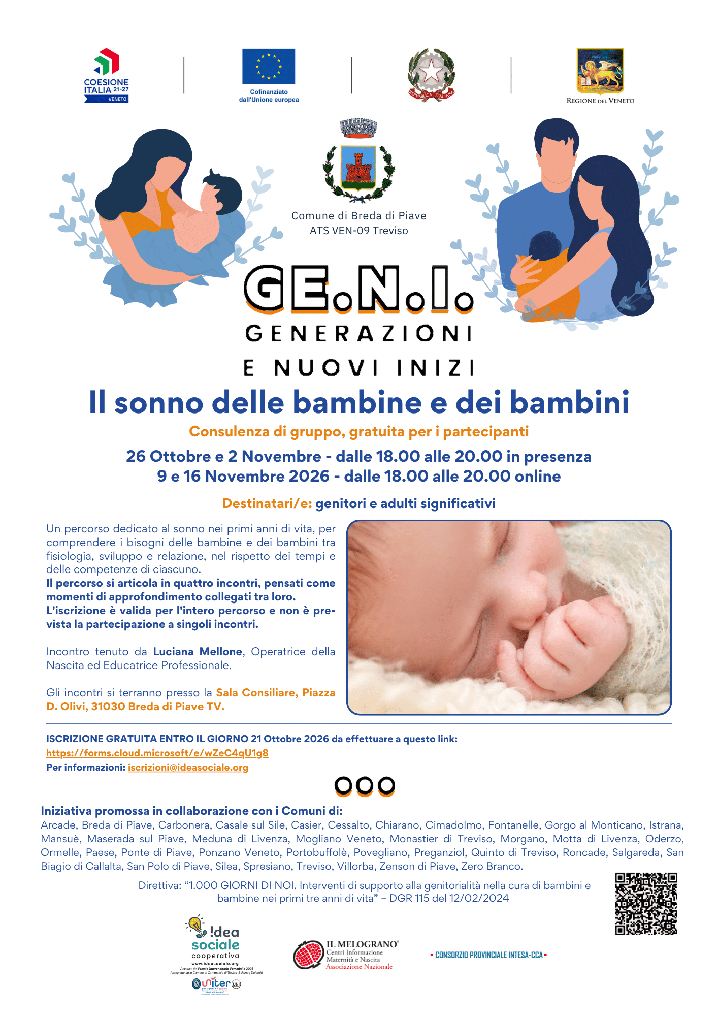 Il sonno delle bambine e dei bambini - Ottobre 2026 - Breda di Piave